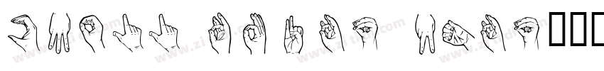 Smell round hand字体转换